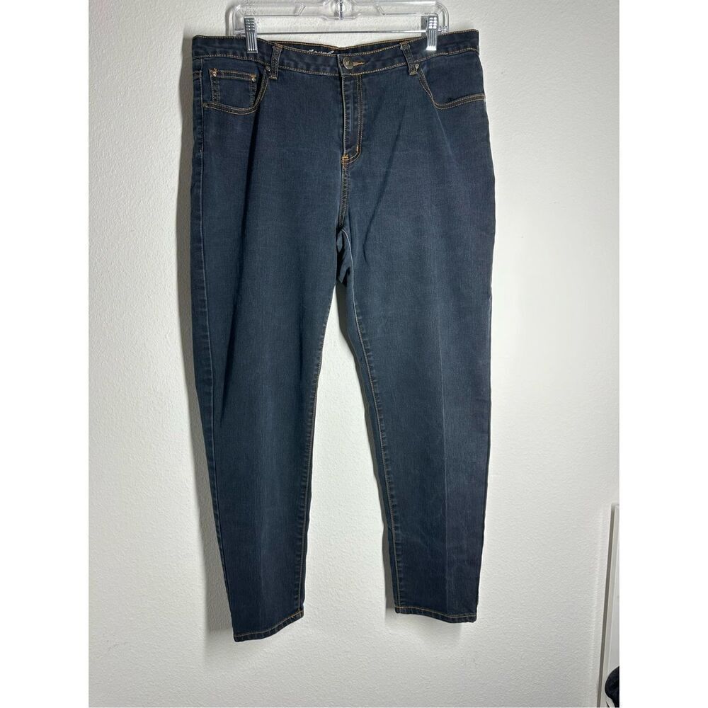 Touch Me Women’s Skinny Jeans Dark Blue Size 20